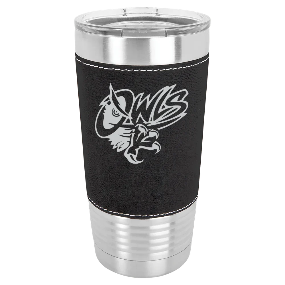 University of Maine at Presque Isle Polar Camel 20 oz. Leatherette Grip Tumbler with Standard Lid