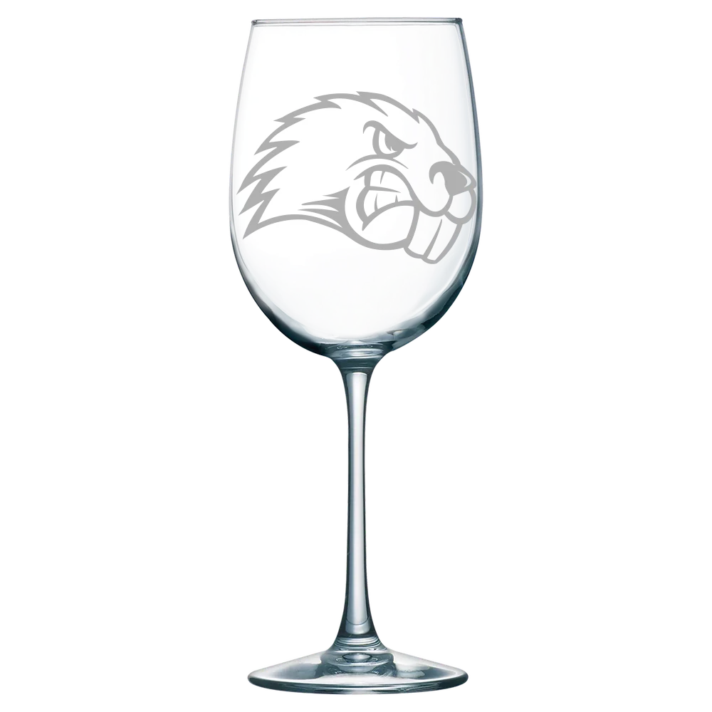 University of Maine, Farmington Polar Camel 19 oz. Wine Glass