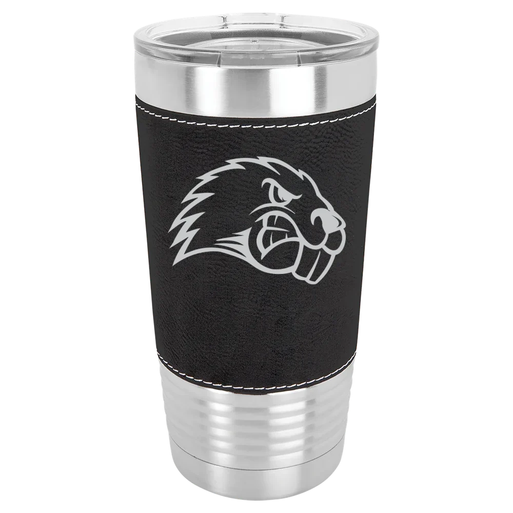 University of Maine, Farmington Polar Camel 20 oz. Leatherette Grip Tumbler with Standard Lid