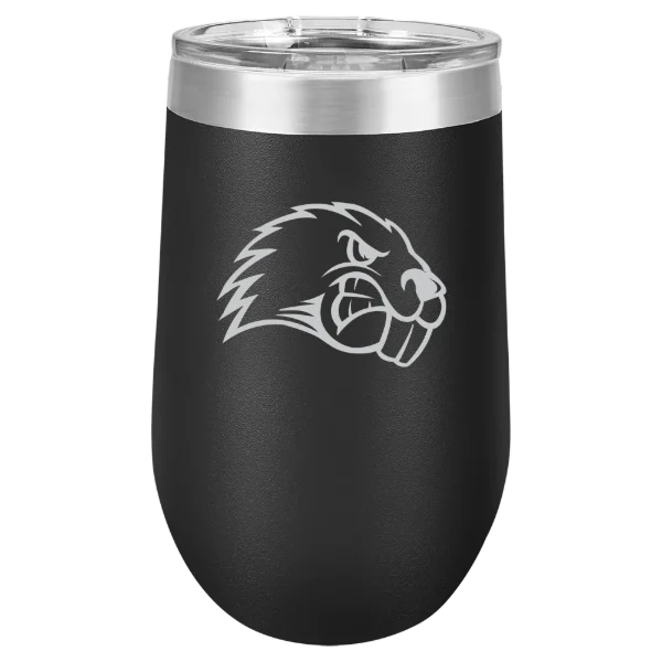 University of Maine, Farmington Polar Camel 16 oz. Stemless Wine Tumbler