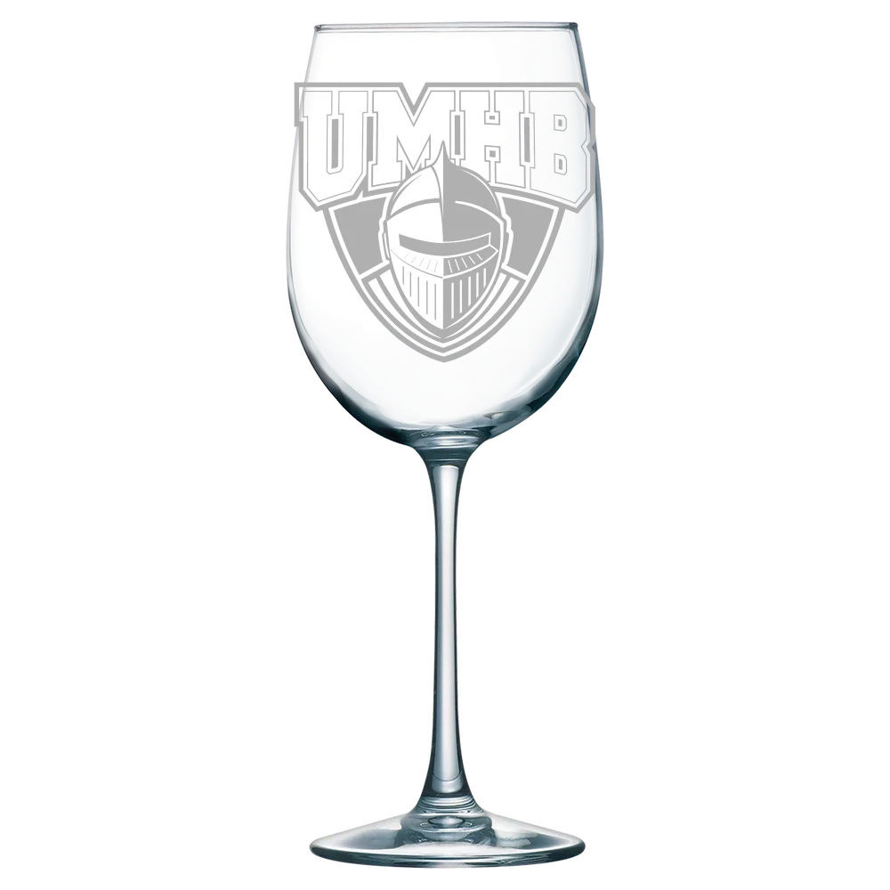University of Mary Hardin-Baylor Polar Camel 19 oz. Wine Glass