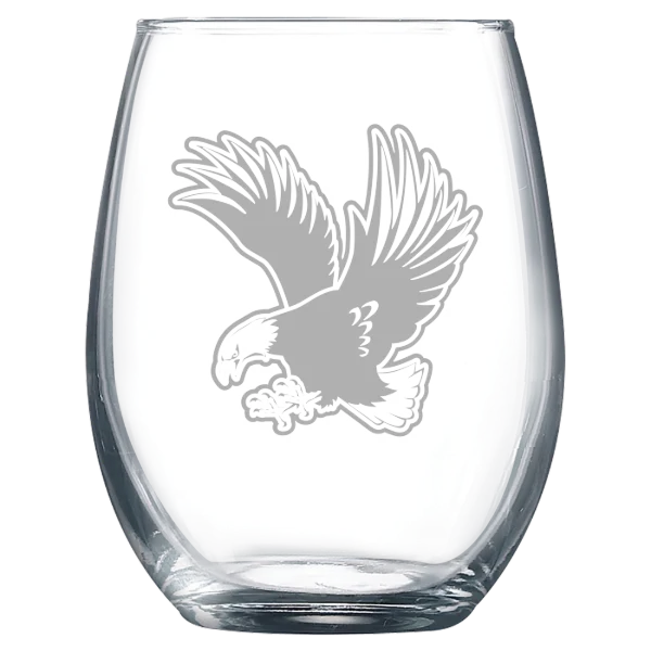 University of Mary Washington Polar Camel 9 oz. Stemless Wine Glass