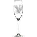 University of Mary Washington Polar Camel 8 oz. Champagne Flute