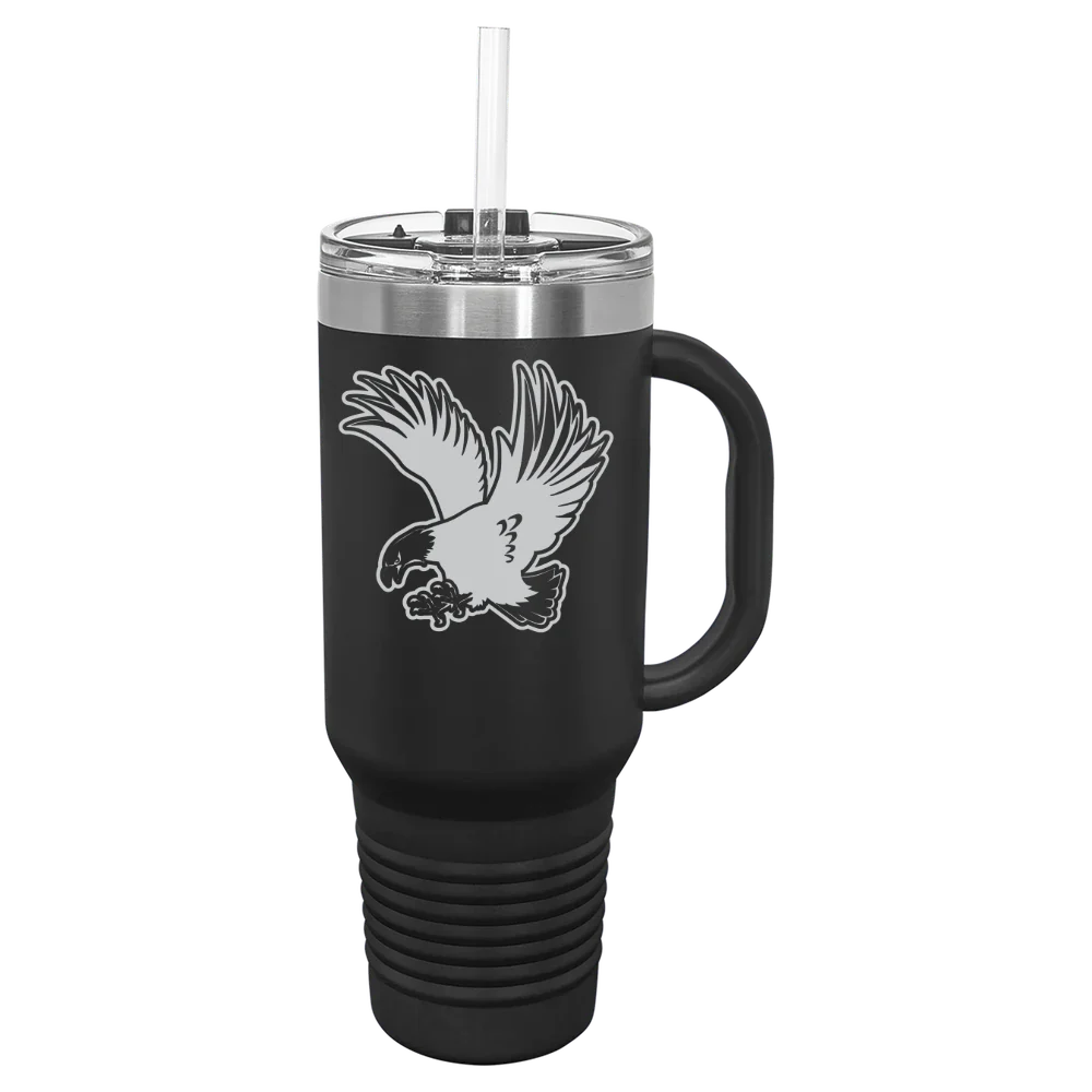 University of Mary Washington Polar Camel 40 oz. Travel Mug with Snap Lid & Straw