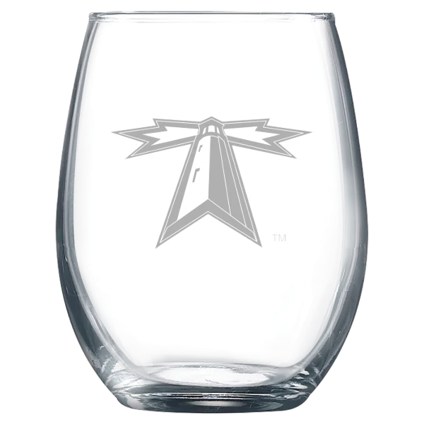 University of Massachusetts Boston Polar Camel 9 oz. Stemless Wine Glass