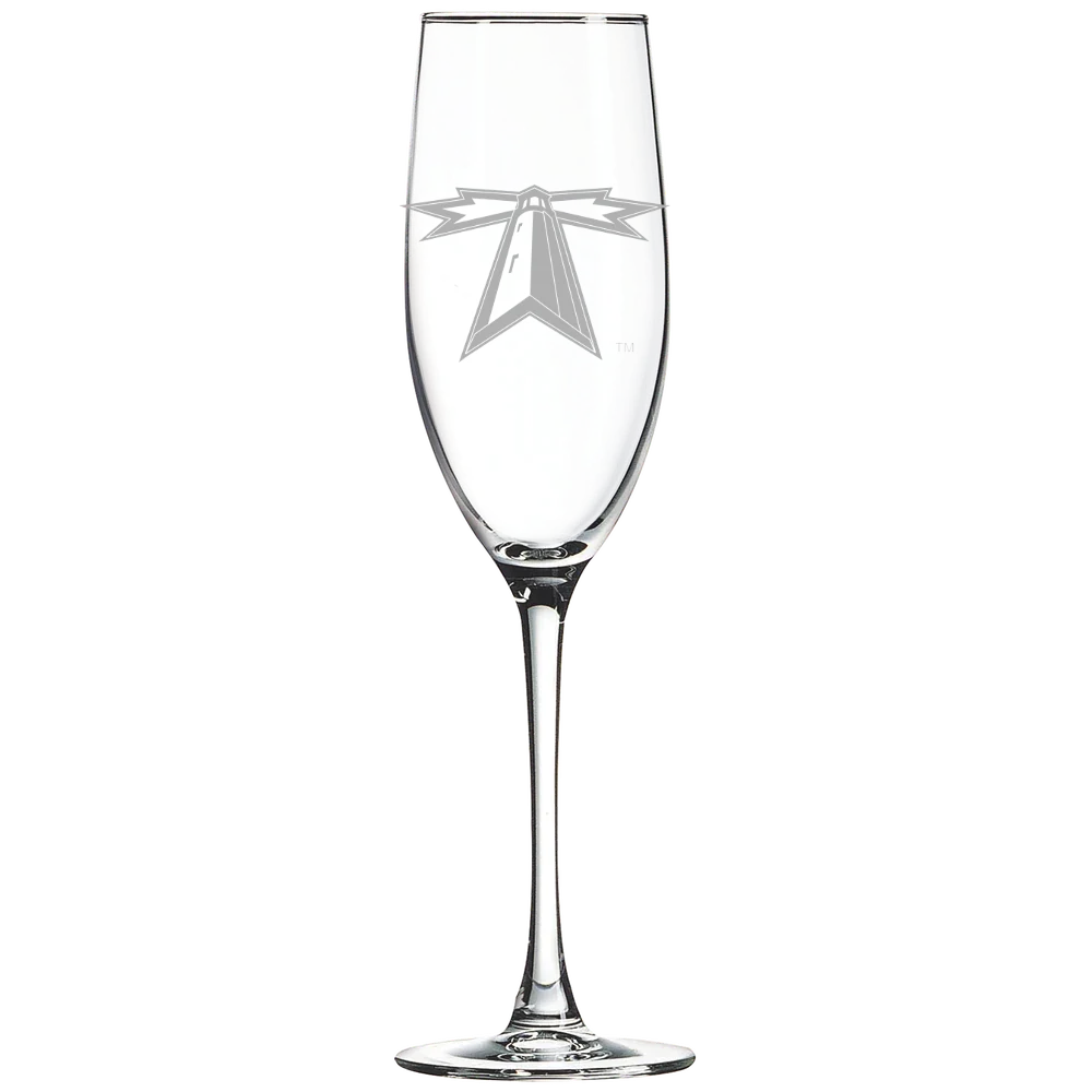 University of Massachusetts Boston Polar Camel 8 oz. Champagne Flute