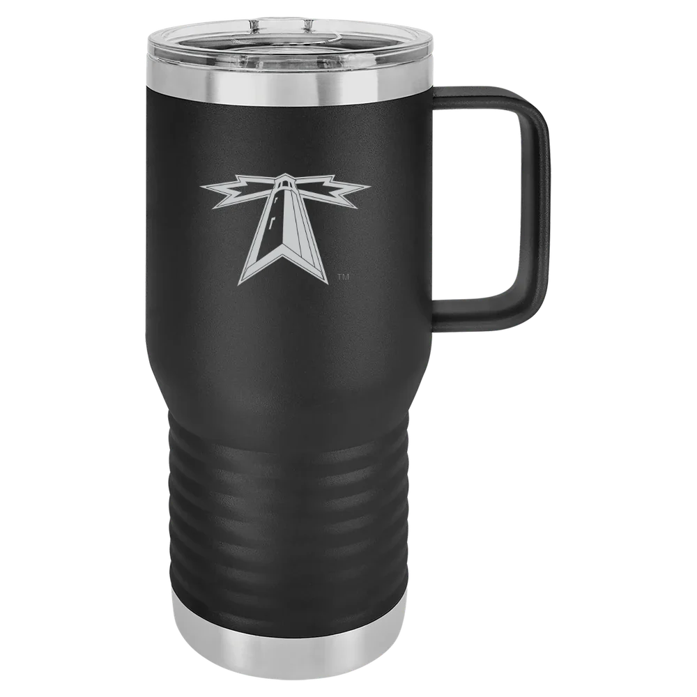 University of Massachusetts Boston Polar Camel 20 oz. Travel Mug with Slider Lid
