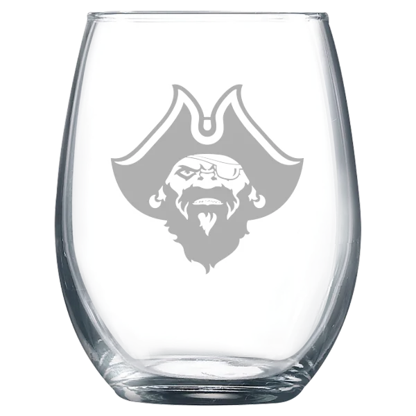 University of Massachusetts, Dartmouth Polar Camel 9 oz. Stemless Wine Glass