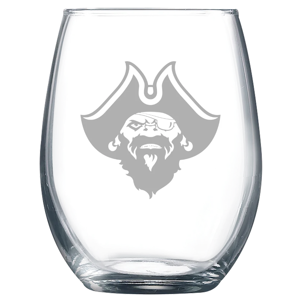 University of Massachusetts, Dartmouth Polar Camel 9 oz. Stemless Wine Glass