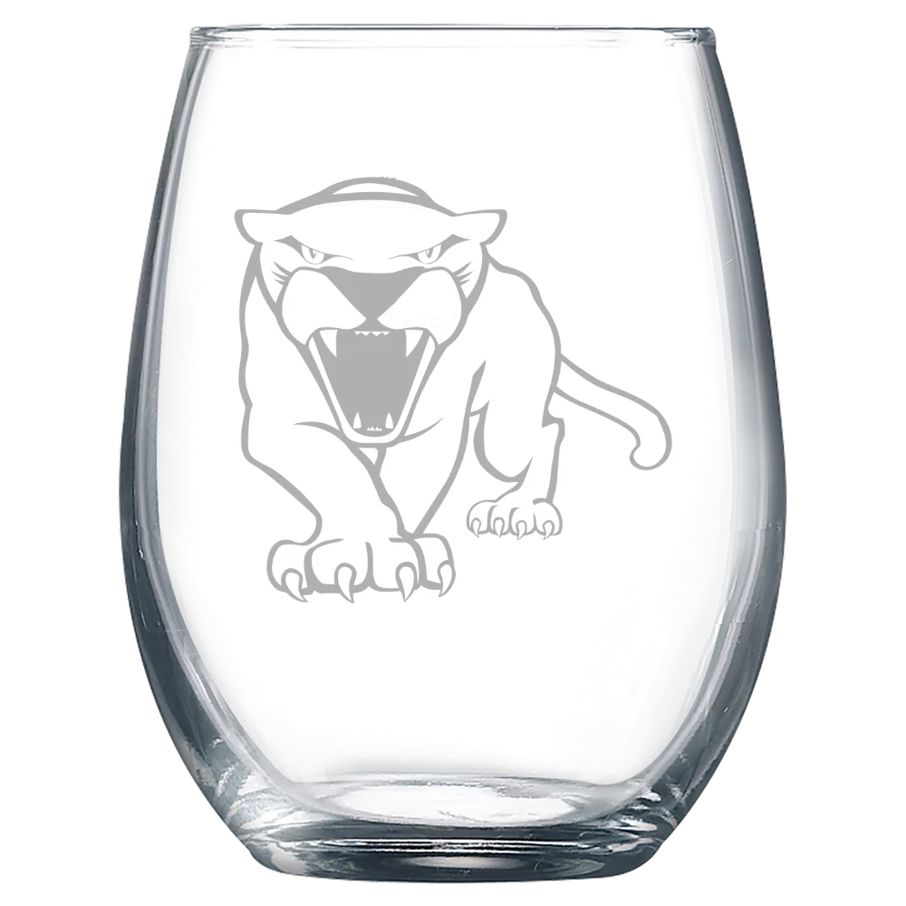 University of Minnesota, Morris Polar Camel 9 oz. Stemless Wine Glass