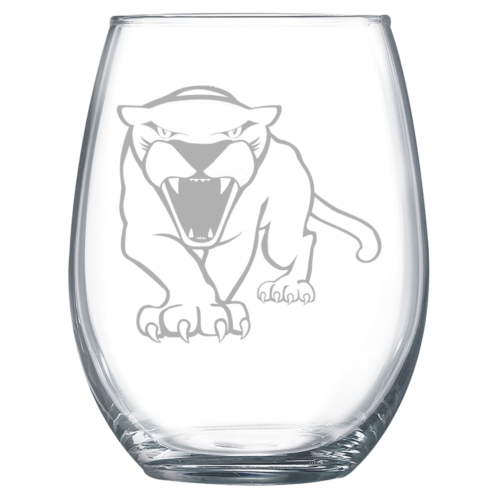 University of Minnesota, Morris Polar Camel 15 oz. Stemless Wine Glass