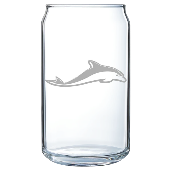 University of Mount Saint Vincent Polar Camel 16 oz. Can Glass