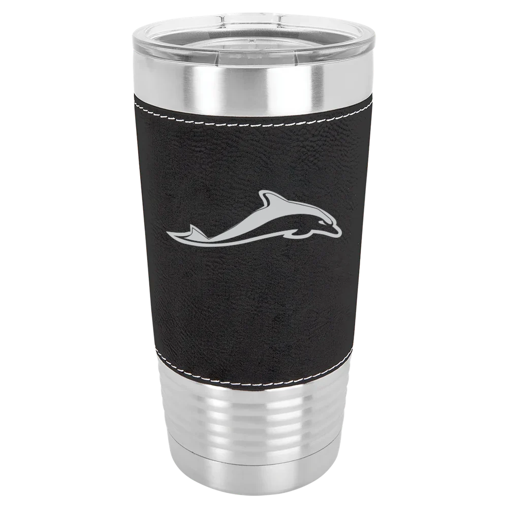 University of Mount Saint Vincent Polar Camel 20 oz. Leatherette Grip Tumbler with Standard Lid