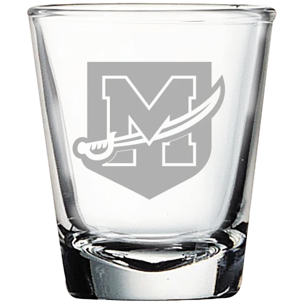 University of Mount Union Polar Camel 1.7 oz. Shot Glass