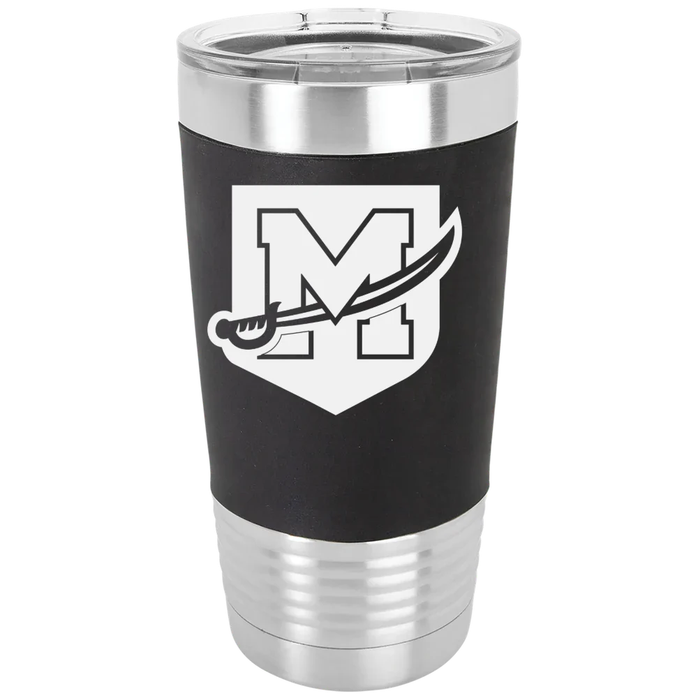 University of Mount Union Polar Camel 20 oz. Silicone Grip Tumbler with Standard Lid