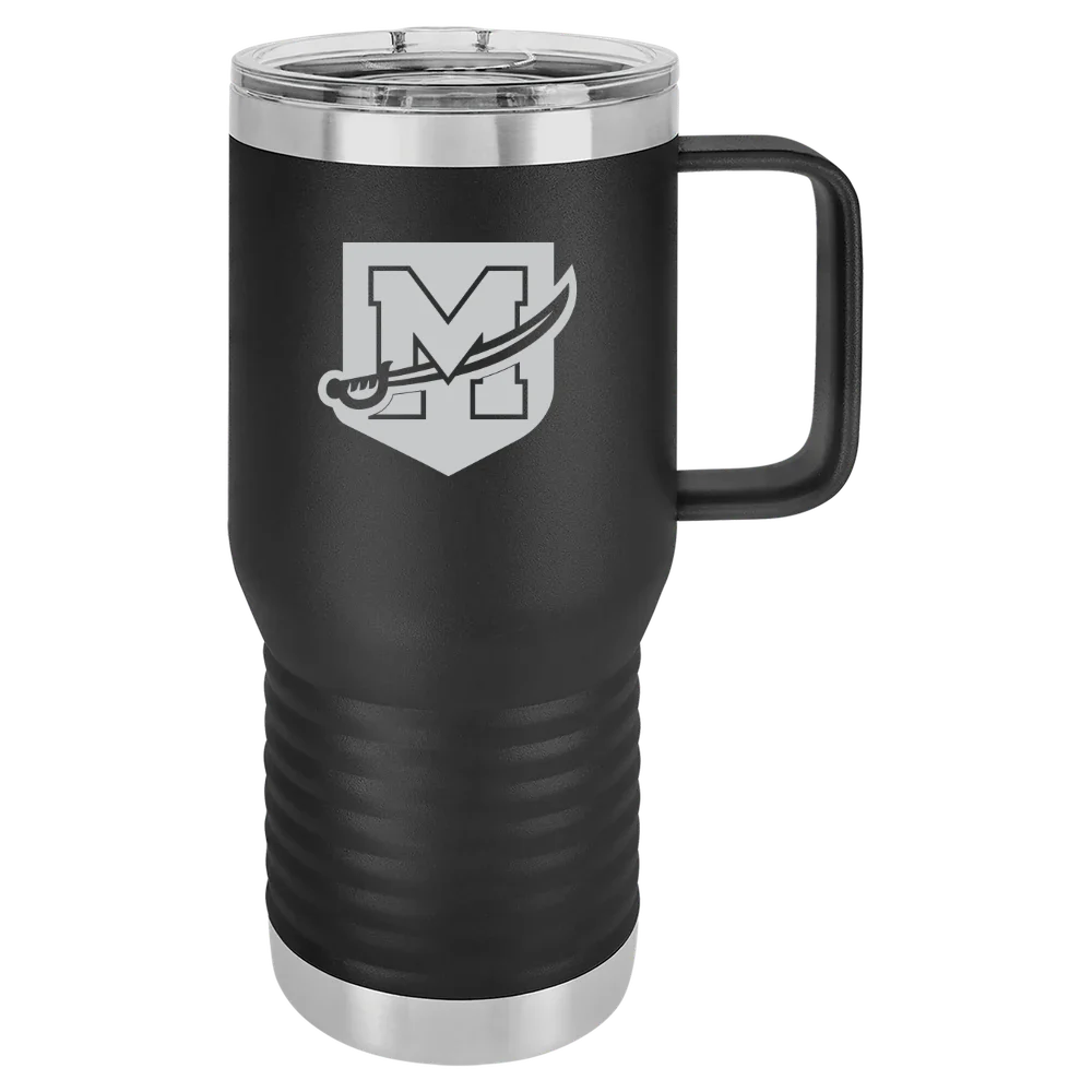 University of Mount Union Polar Camel 20 oz. Travel Mug with Slider Lid