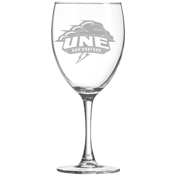 University of New England Polar Camel 10 1/2 oz. Wine Glass
