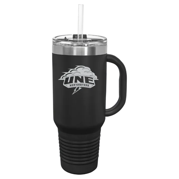 University of New England Polar Camel 40 oz. Travel Mug with Snap Lid & Straw