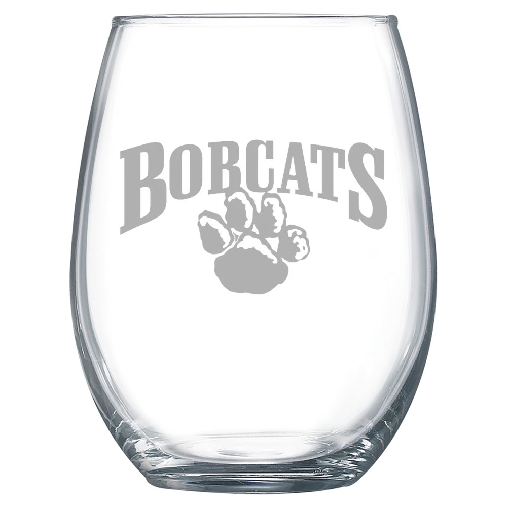 University of Pittsburgh, Greensburg Polar Camel 15 oz. Stemless Wine Glass
