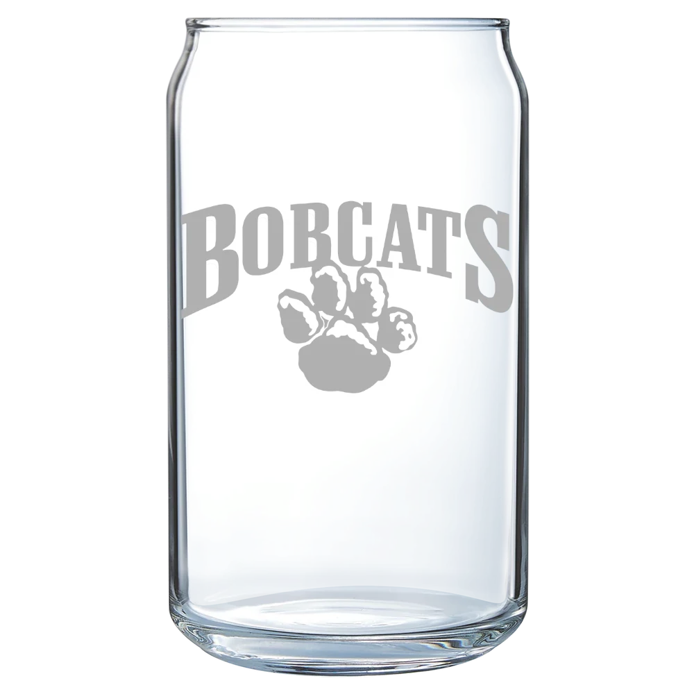 University of Pittsburgh, Greensburg Polar Camel 16 oz. Can Glass