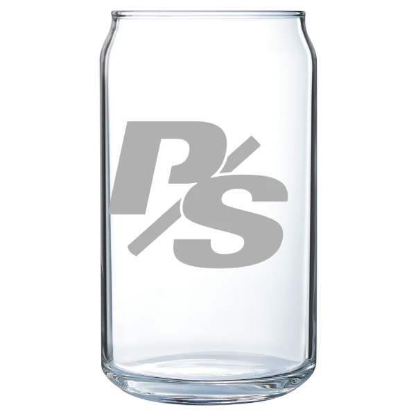 University of Puget Sound Polar Camel 16 oz. Can Glass