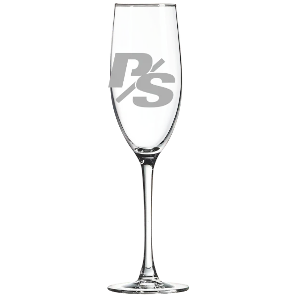 University of Puget Sound Polar Camel 8 oz. Champagne Flute