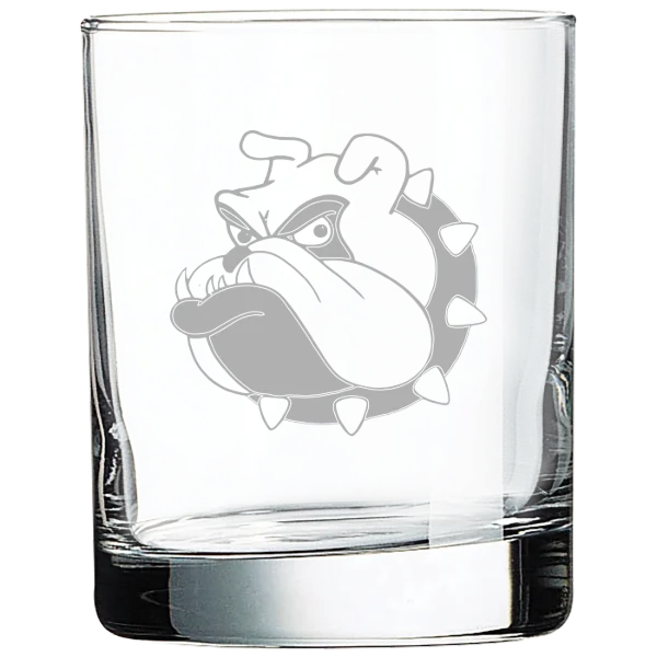 University of Redlands Polar Camel 10 1/2 oz. On The Rocks Glass