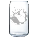 University of Redlands Polar Camel 16 oz. Can Glass