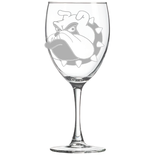 University of Redlands Polar Camel 10 1/2 oz. Wine Glass