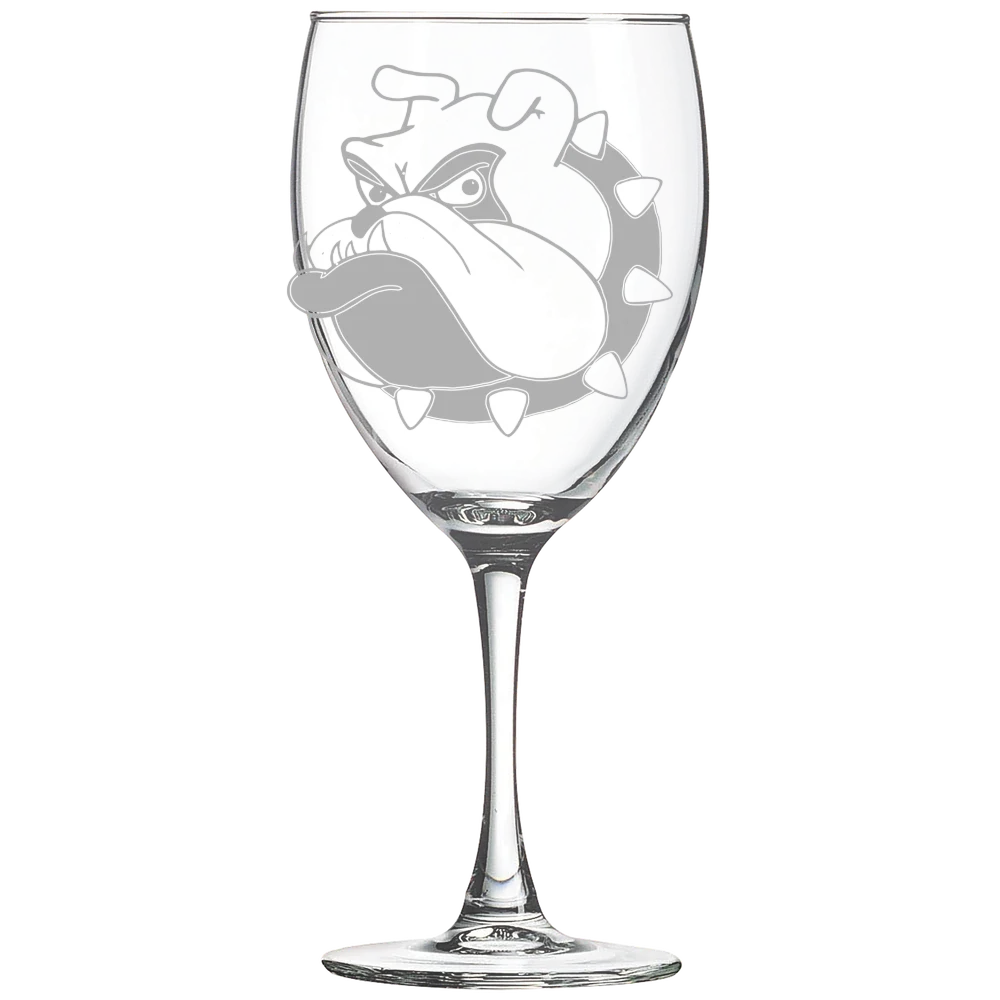 University of Redlands Polar Camel 10 1/2 oz. Wine Glass
