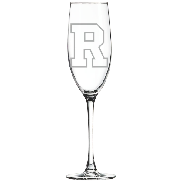 University of Rochester Polar Camel 8 oz. Champagne Flute