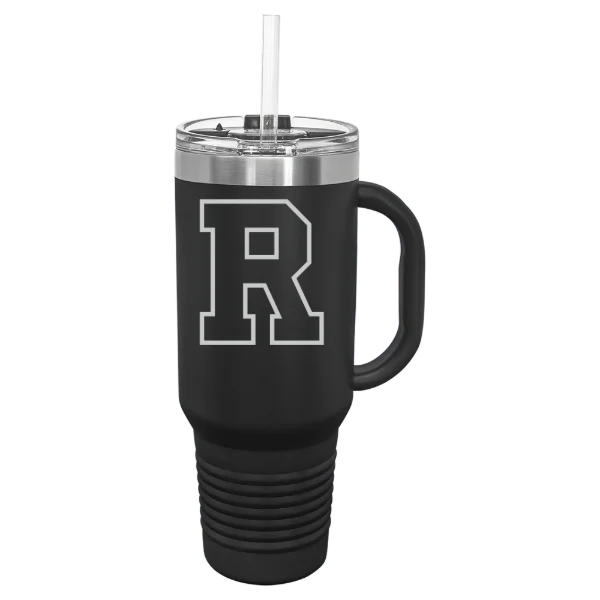 University of Rochester Polar Camel 40 oz. Travel Mug with Snap Lid & Straw