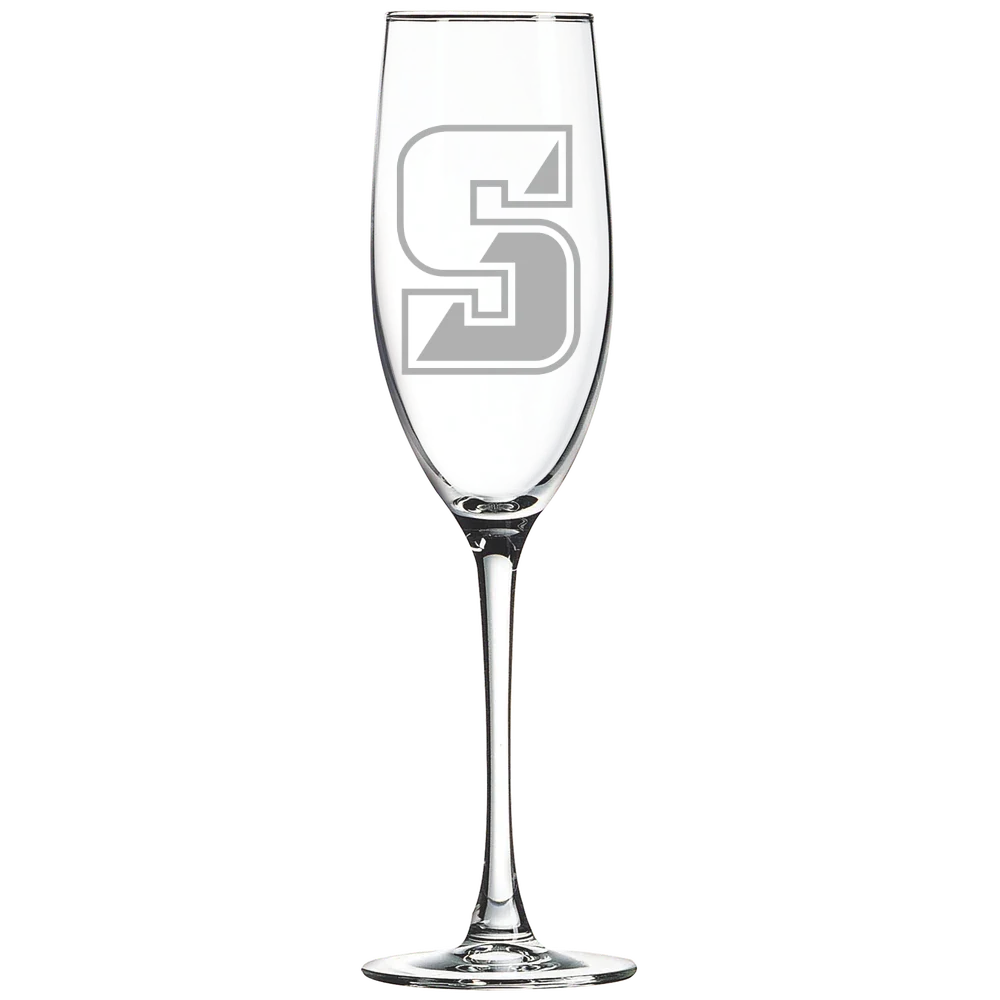 University of Scranton Polar Camel 8 oz. Champagne Flute
