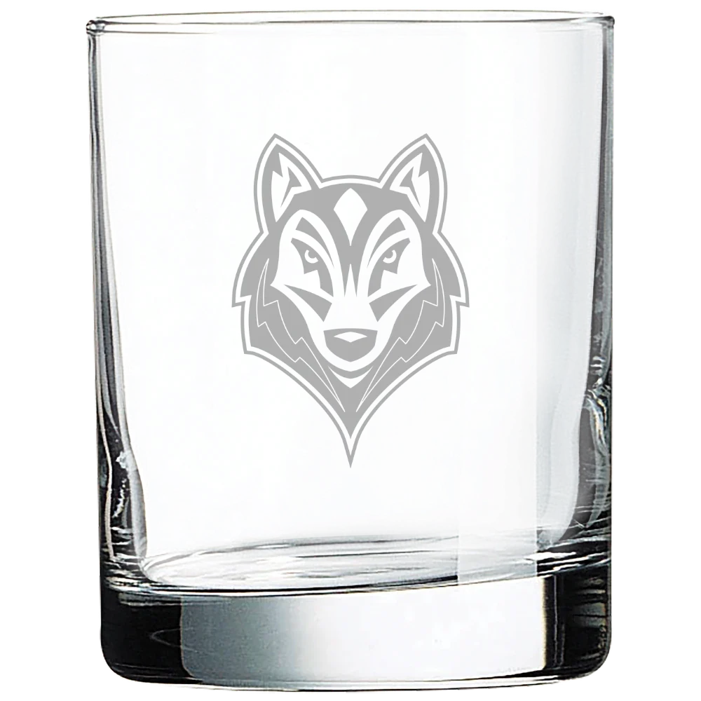 University of Southern Maine Polar Camel 10 1/2 oz. On The Rocks Glass