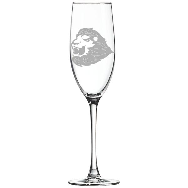 University of St. Thomas (Texas) Polar Camel 8 oz. Champagne Flute