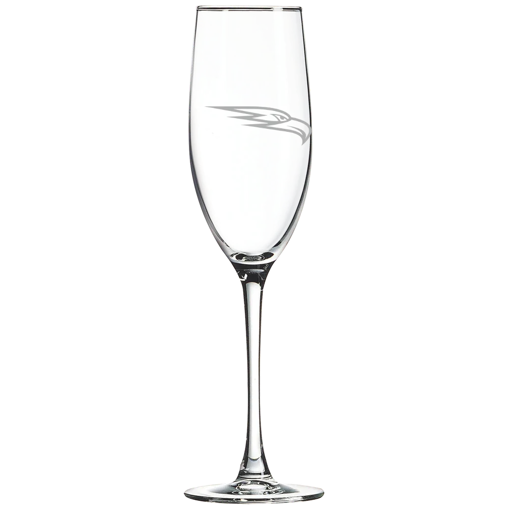 University of the Ozarks (Arkansas) Polar Camel 8 oz. Champagne Flute