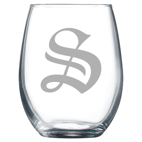 University of the South Polar Camel 9 oz. Stemless Wine Glass