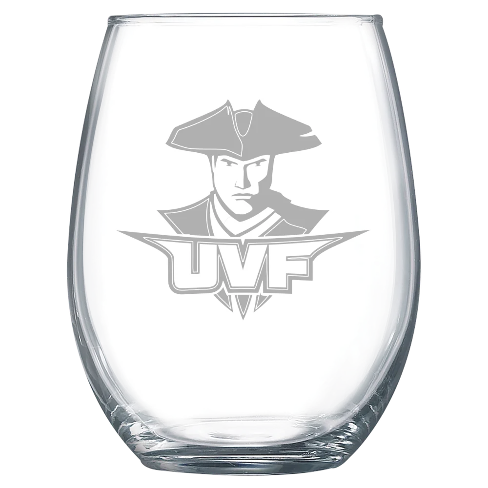 University of Valley Forge Polar Camel 15 oz. Stemless Wine Glass