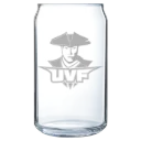 University of Valley Forge Polar Camel 16 oz. Can Glass