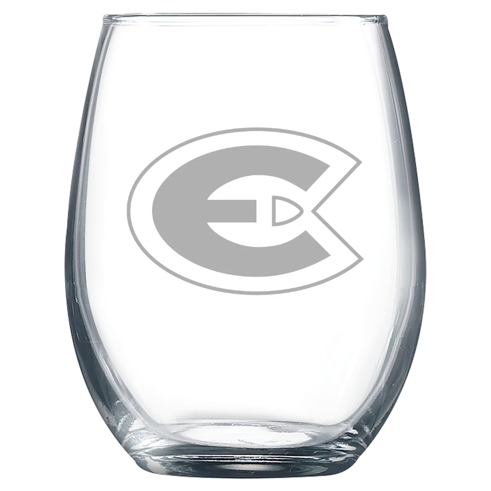 University of Wisconsin-Eau Claire Polar Camel 9 oz. Stemless Wine Glass