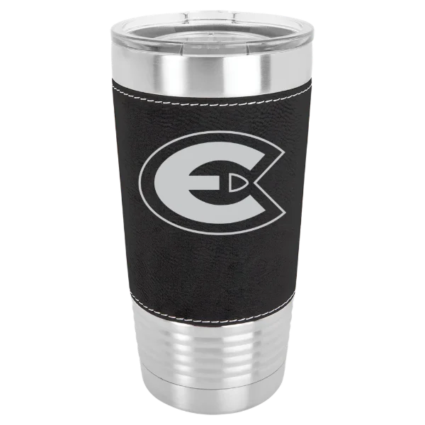 University of Wisconsin-Eau Claire Polar Camel 20 oz. Leatherette Grip Tumbler with Standard Lid