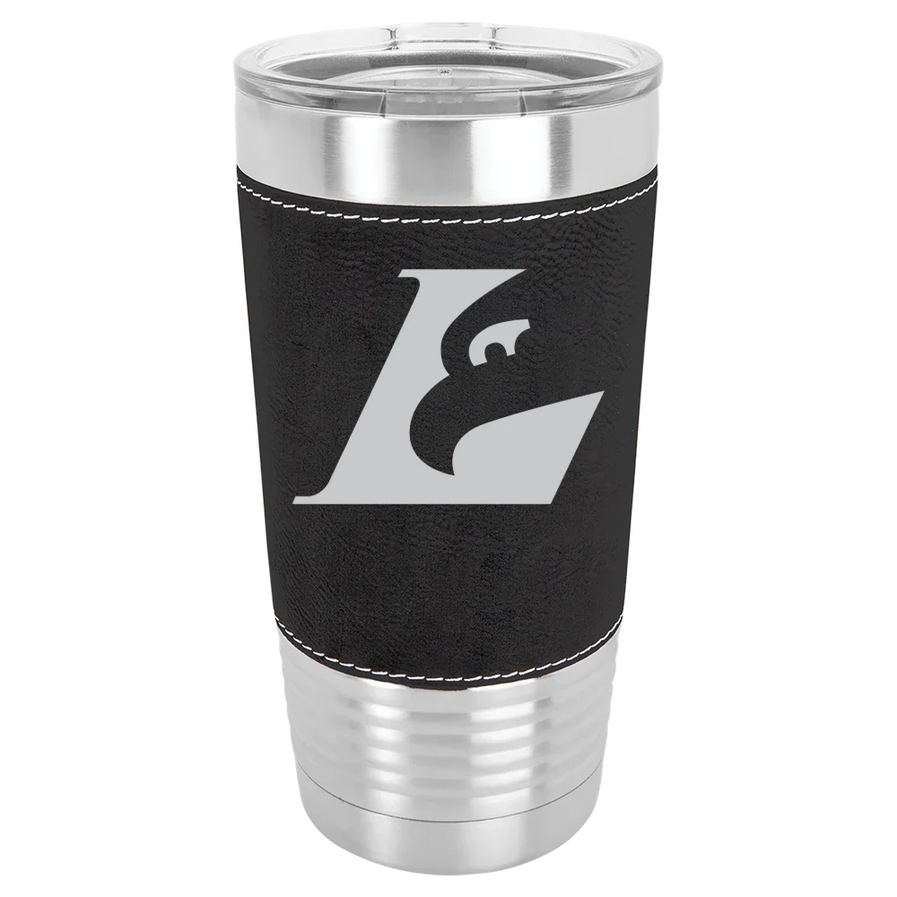 University of Wisconsin-La Crosse Polar Camel 20 oz. Leatherette Grip Tumbler with Standard Lid