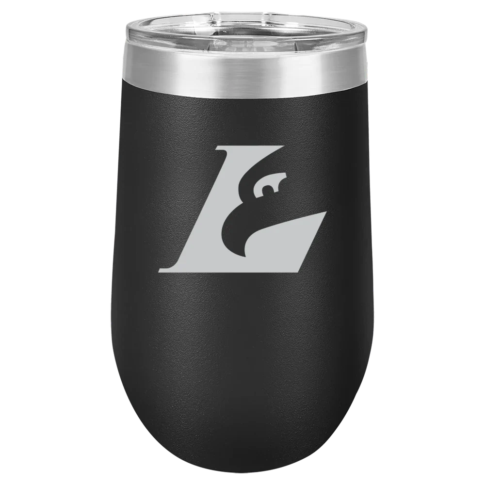 University of Wisconsin-La Crosse Polar Camel 16 oz. Stemless Wine Tumbler