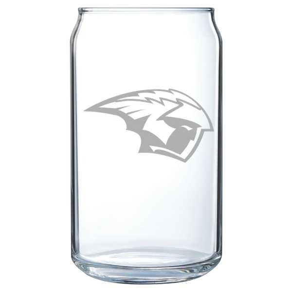 University of Wisconsin-Oshkosh Polar Camel 16 oz. Can Glass