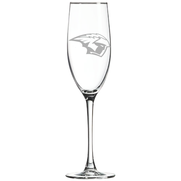 University of Wisconsin-Oshkosh Polar Camel 8 oz. Champagne Flute