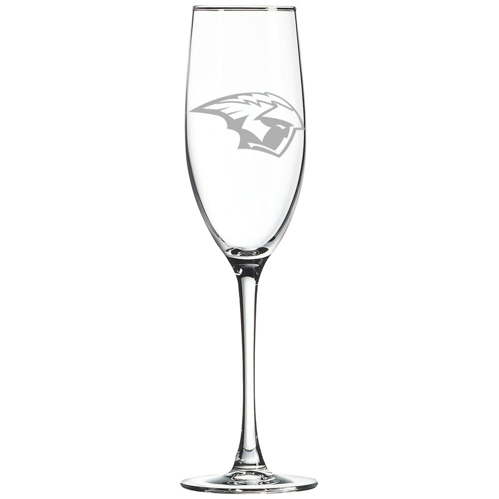 University of Wisconsin-Oshkosh Polar Camel 8 oz. Champagne Flute