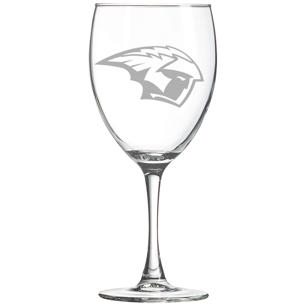 University of Wisconsin-Oshkosh Polar Camel 10 1/2 oz. Wine Glass