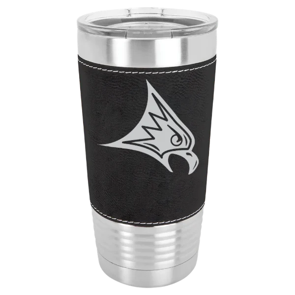 University of Wisconsin-River Falls Polar Camel 20 oz. Leatherette Grip Tumbler with Standard Lid