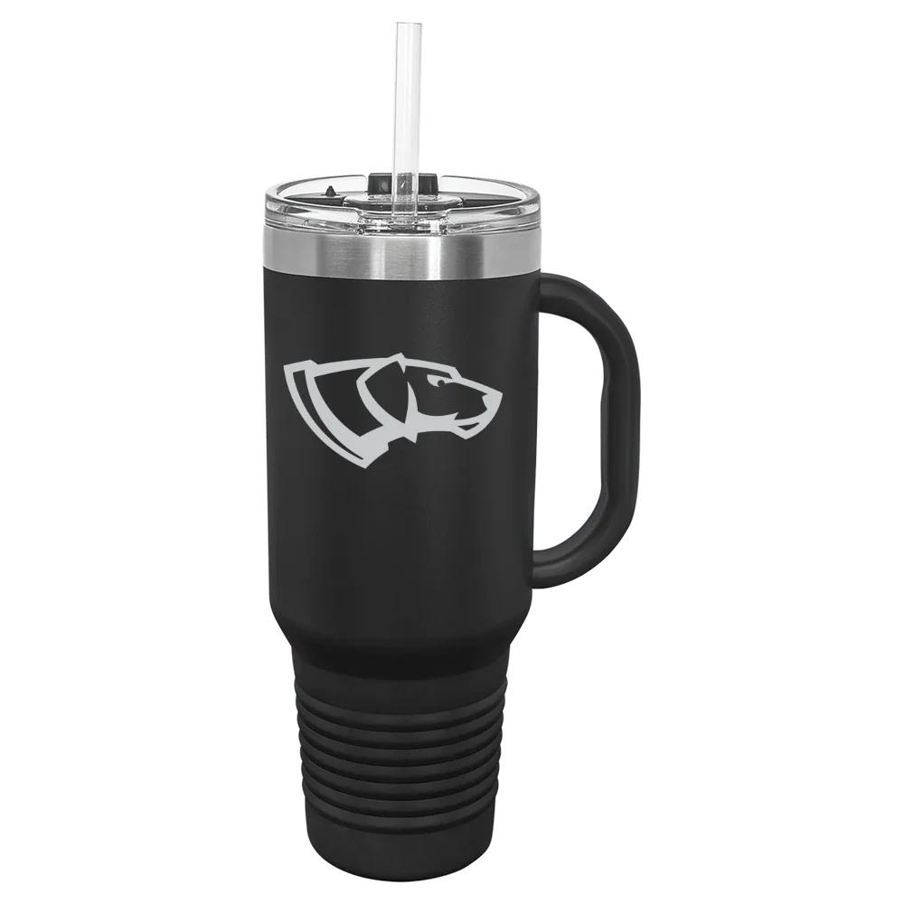 University of Wisconsin-Stevens Point Polar Camel 40 oz. Travel Mug with Snap Lid & Straw