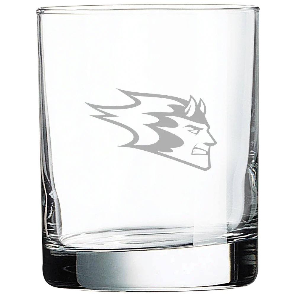 University of Wisconsin-Stout Polytechnic Polar Camel 10 1/2 oz. On The Rocks Glass
